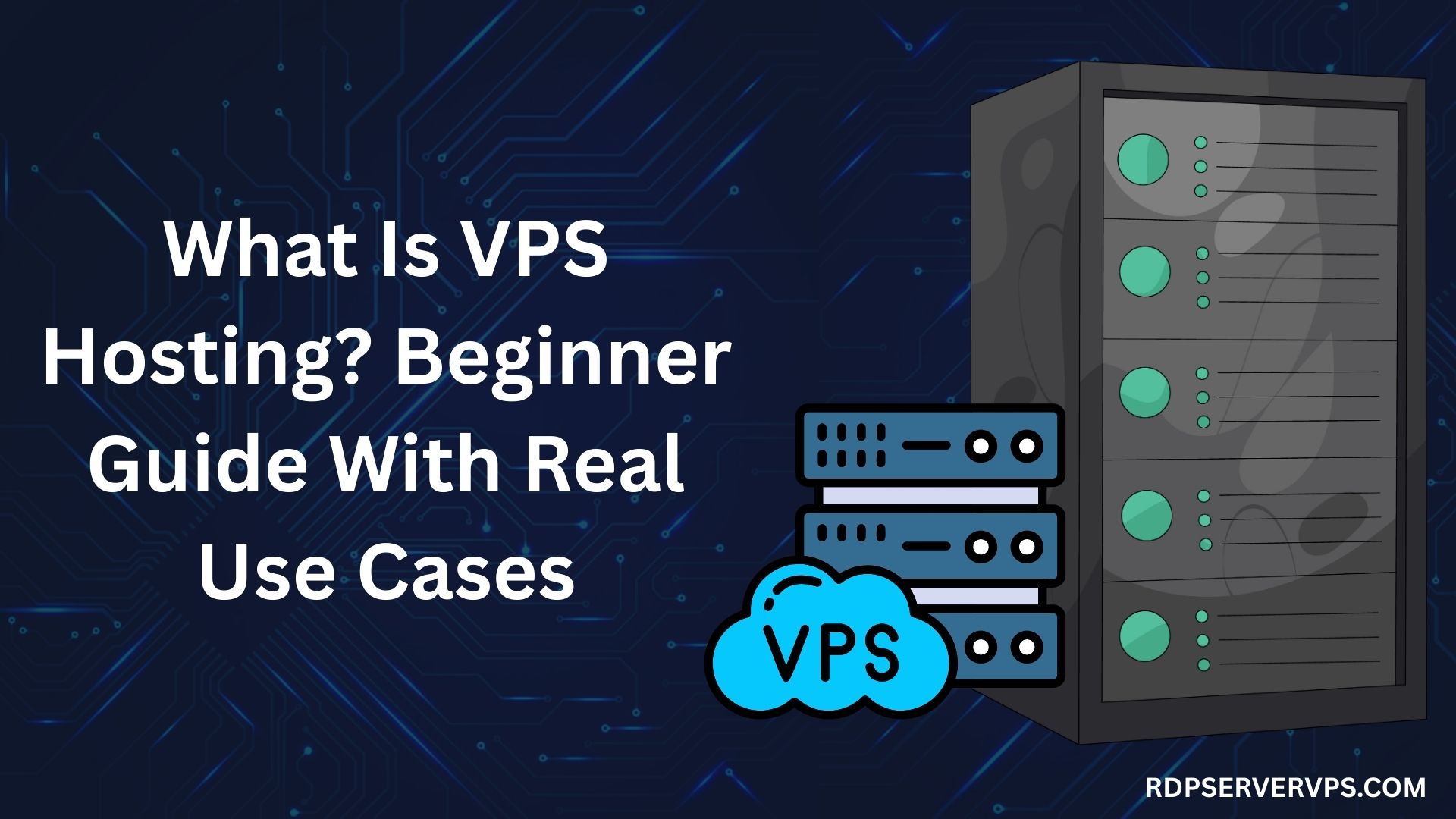 What is VPS hosting illustrated with virtual private server and cloud hosting concept